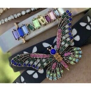 Keep Collective BUTTERFLY Pave Multi Colored Charm Rose GOLD Charm NIB